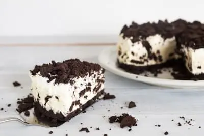 Tarta de queso con galletas oreo